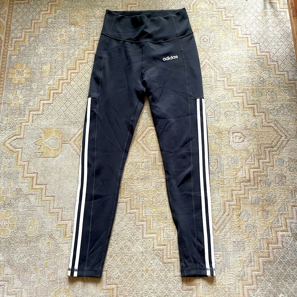 Adidas striped leggings